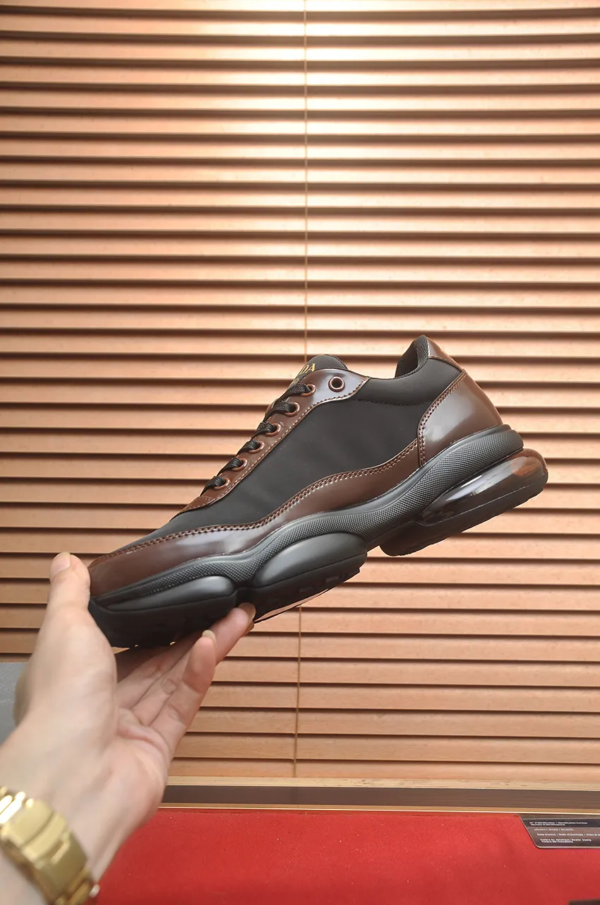 Men's shoes 💰700💶[PRADA] Men's shoes counter hot sale, official website synchronization, 👑Top version ✔️Original cowhide upper + cowhide lining, 1🆚1 replica, original original sole [black/blue/brown 3 colors] 🎯 Material: cowhide surface 🎯 Inner lining: cowhide 🎯 Sole: original molded outsole 🎯 size: Male 38-45 (45 is custom-made and cannot be returned or exchanged)